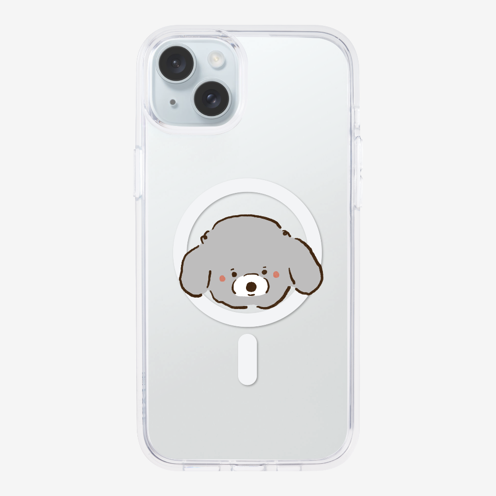 Germany Grey Poodle Phone Case