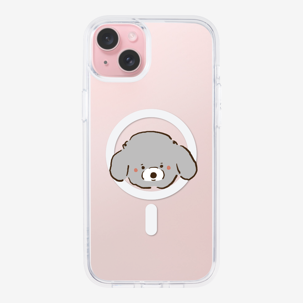 Germany Grey Poodle Phone Case