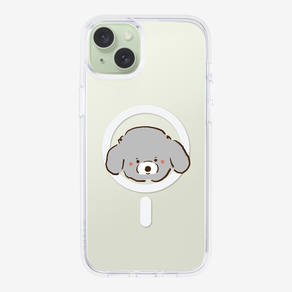 Germany Grey Poodle Phone Case