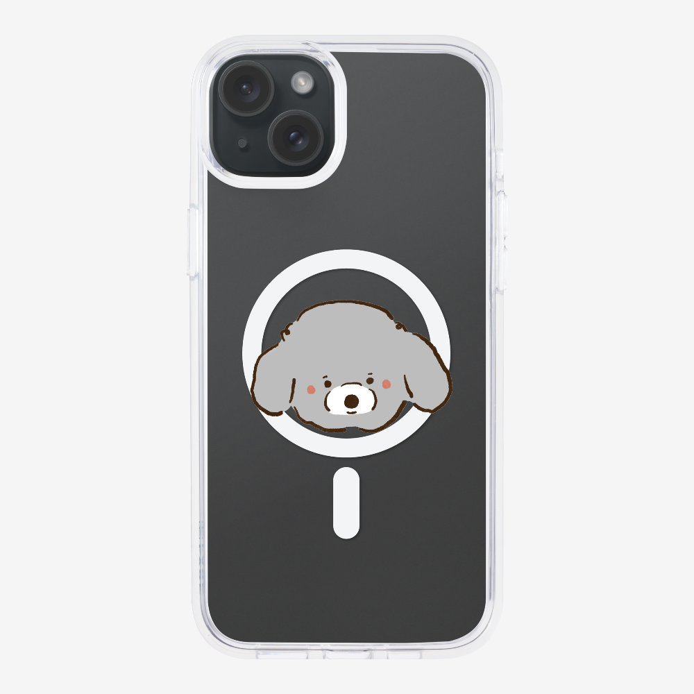 Germany Grey Poodle Phone Case