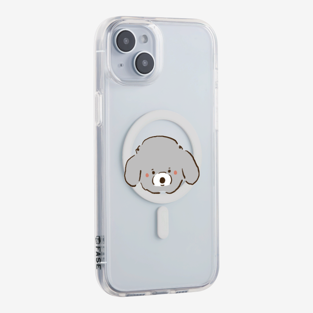 Germany Grey Poodle Phone Case