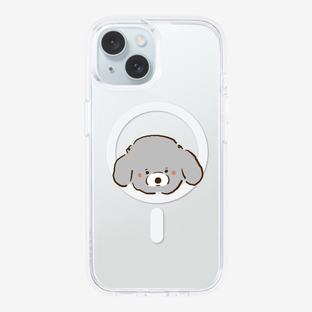 Germany Grey Poodle Phone Case