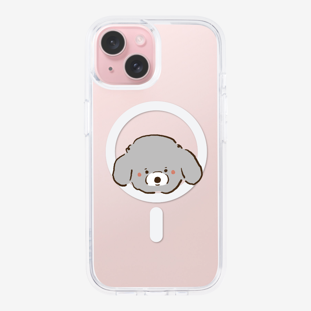 Germany Grey Poodle Phone Case