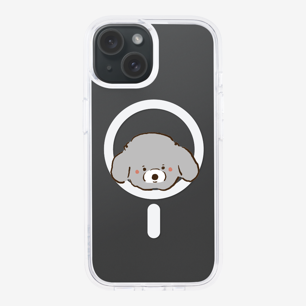 Germany Grey Poodle Phone Case