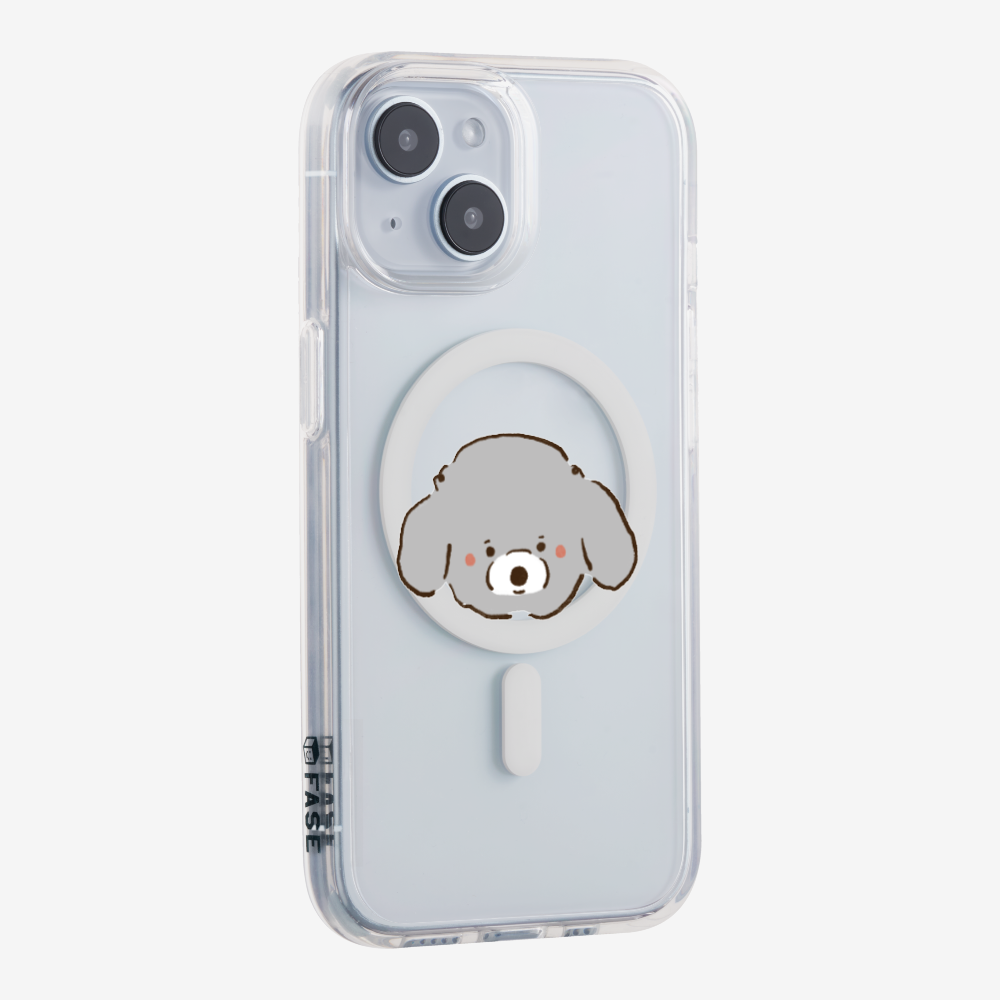 Germany Grey Poodle Phone Case