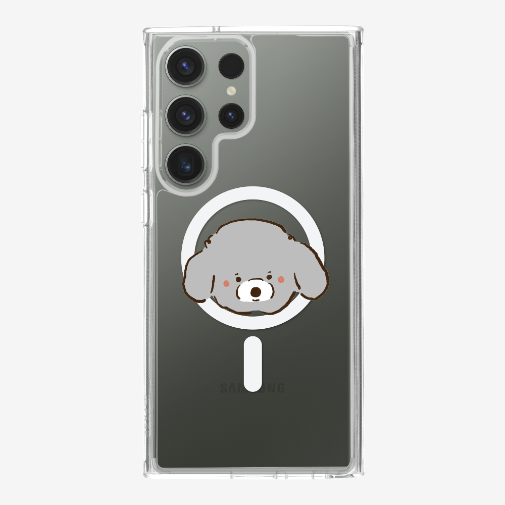 Germany Grey Poodle Phone Case