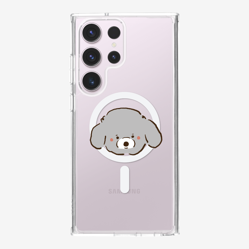 Germany Grey Poodle Phone Case