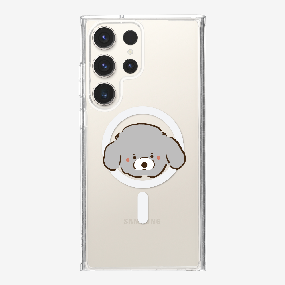 Germany Grey Poodle Phone Case