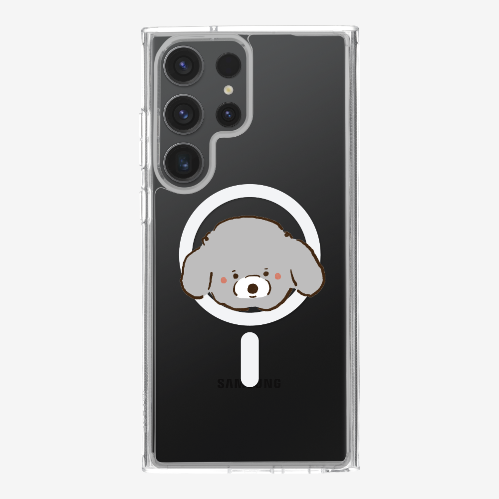 Germany Grey Poodle Phone Case