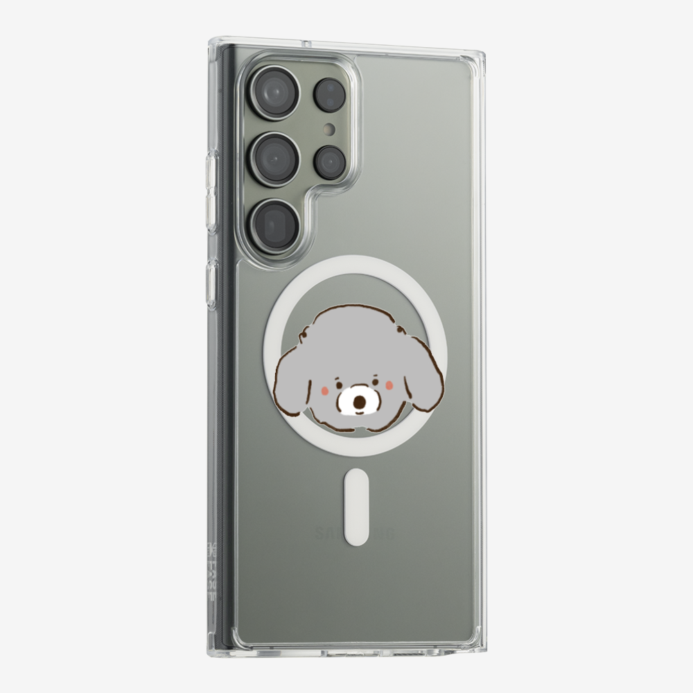 Germany Grey Poodle Phone Case