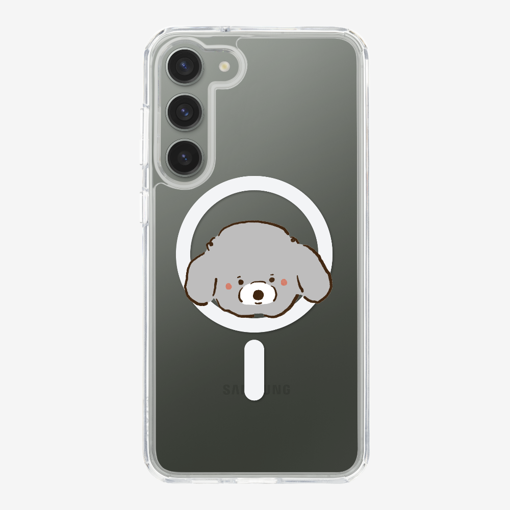 Germany Grey Poodle Phone Case