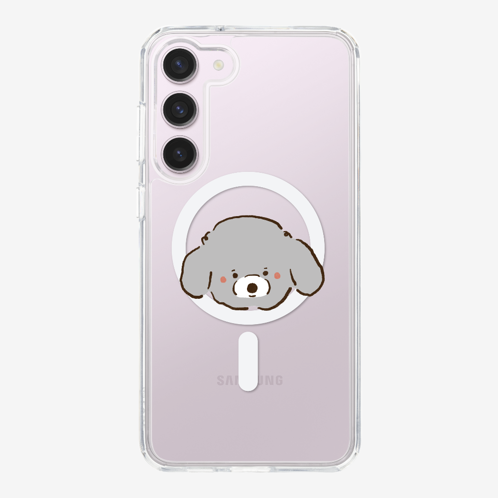 Germany Grey Poodle Phone Case