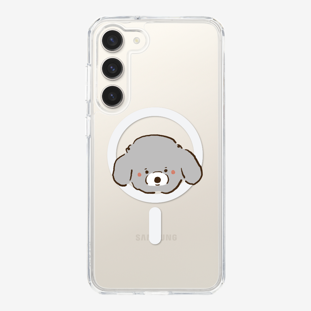 Germany Grey Poodle Phone Case