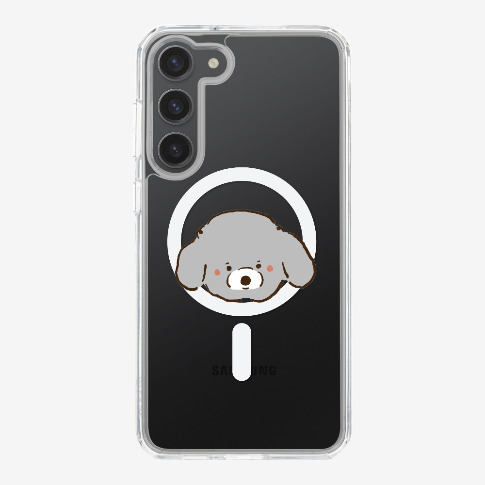 Germany Grey Poodle Phone Case