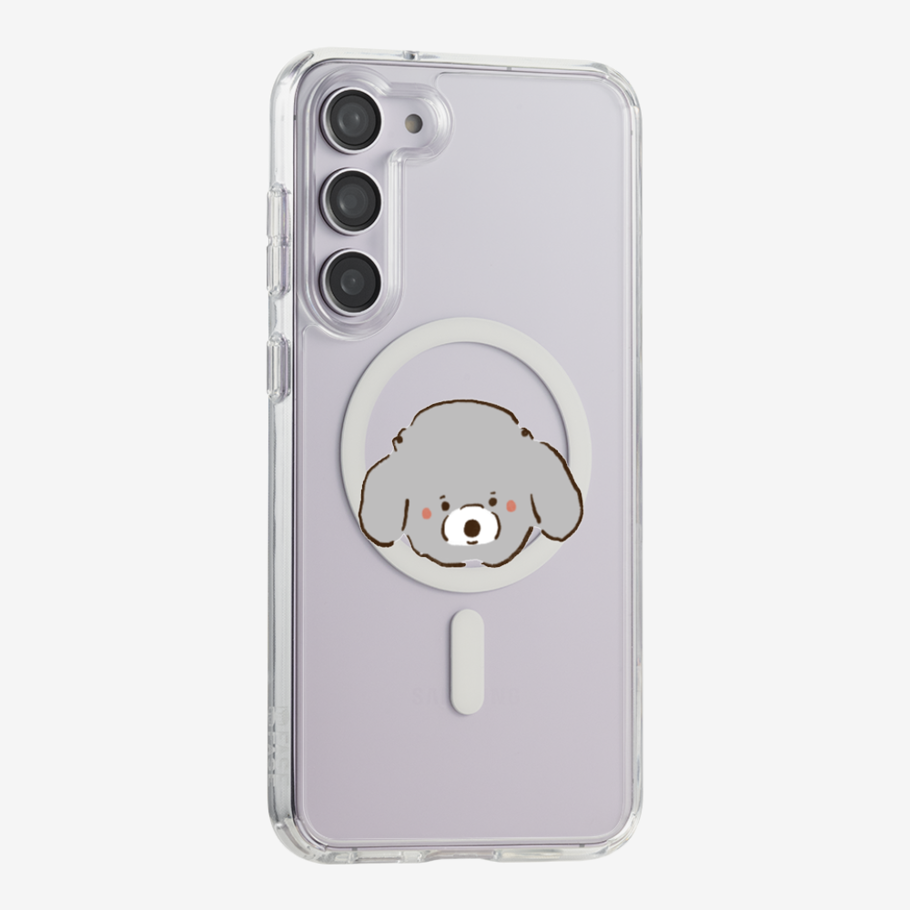 Germany Grey Poodle Phone Case