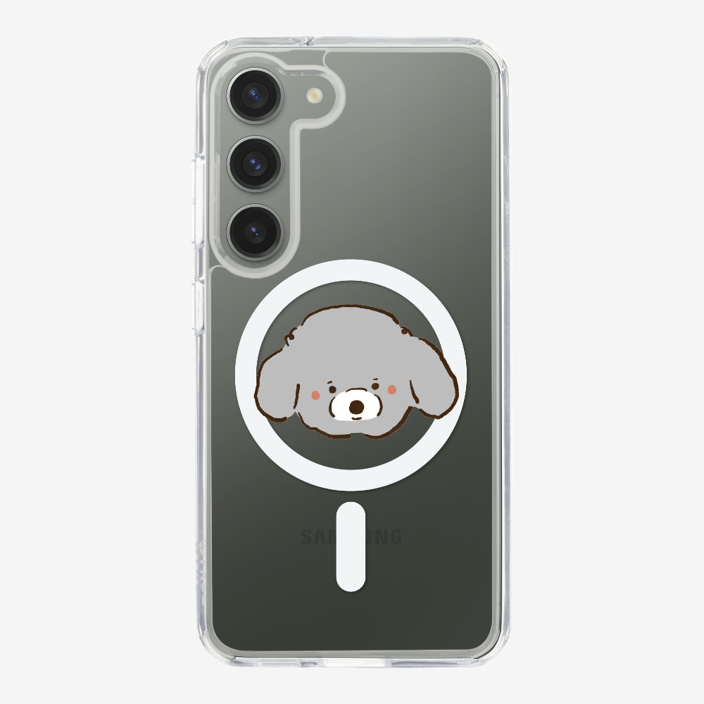 Germany Grey Poodle Phone Case