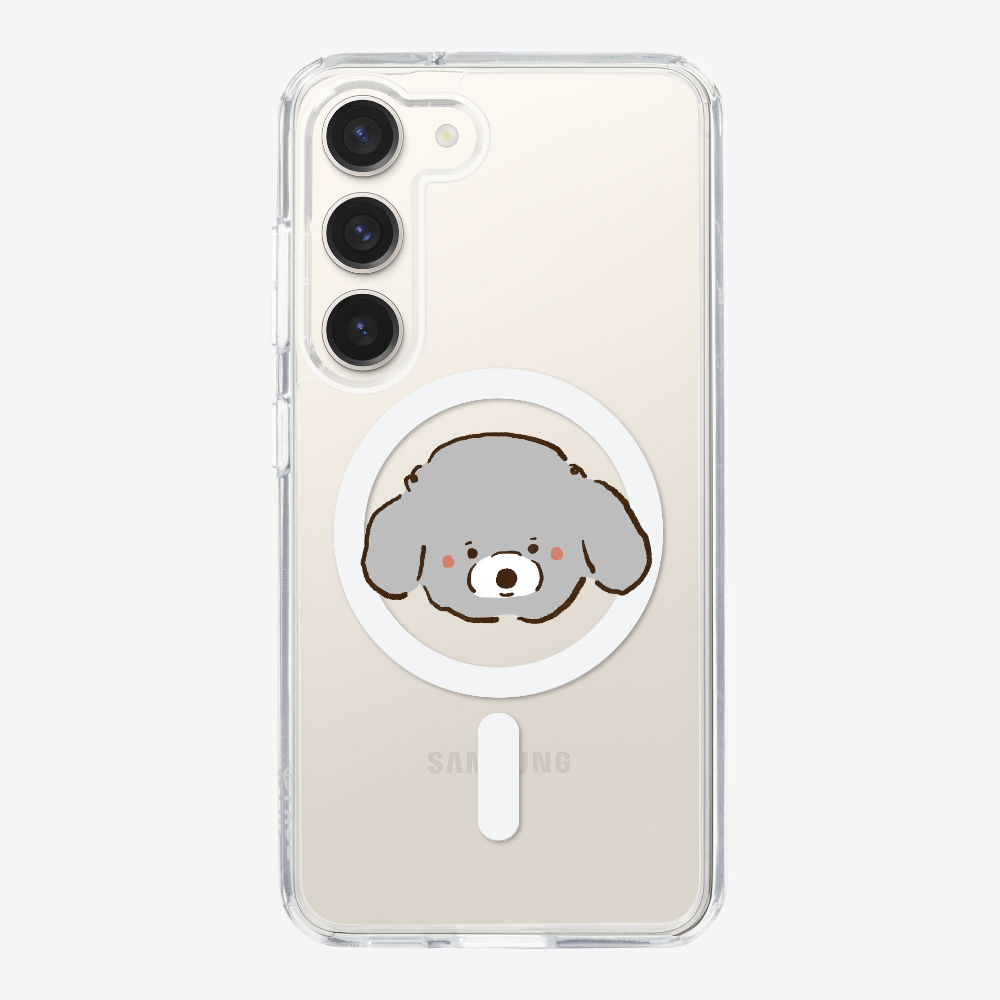 Germany Grey Poodle Phone Case