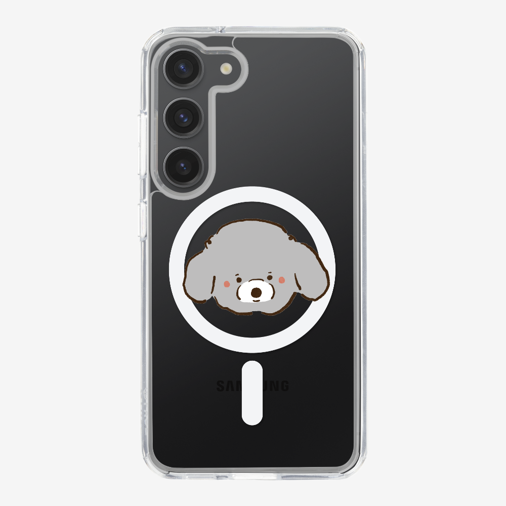 Germany Grey Poodle Phone Case