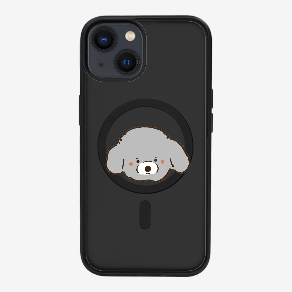 Germany Grey Poodle Phone Case