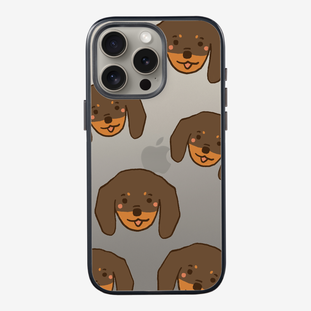 Brown Dachshund Wonderland Phone Case