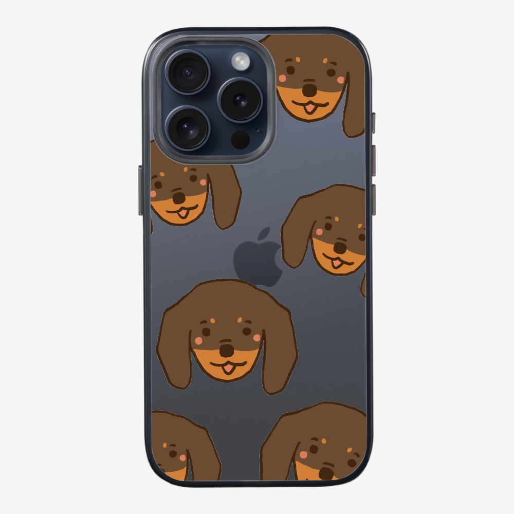 Brown Dachshund Wonderland Phone Case