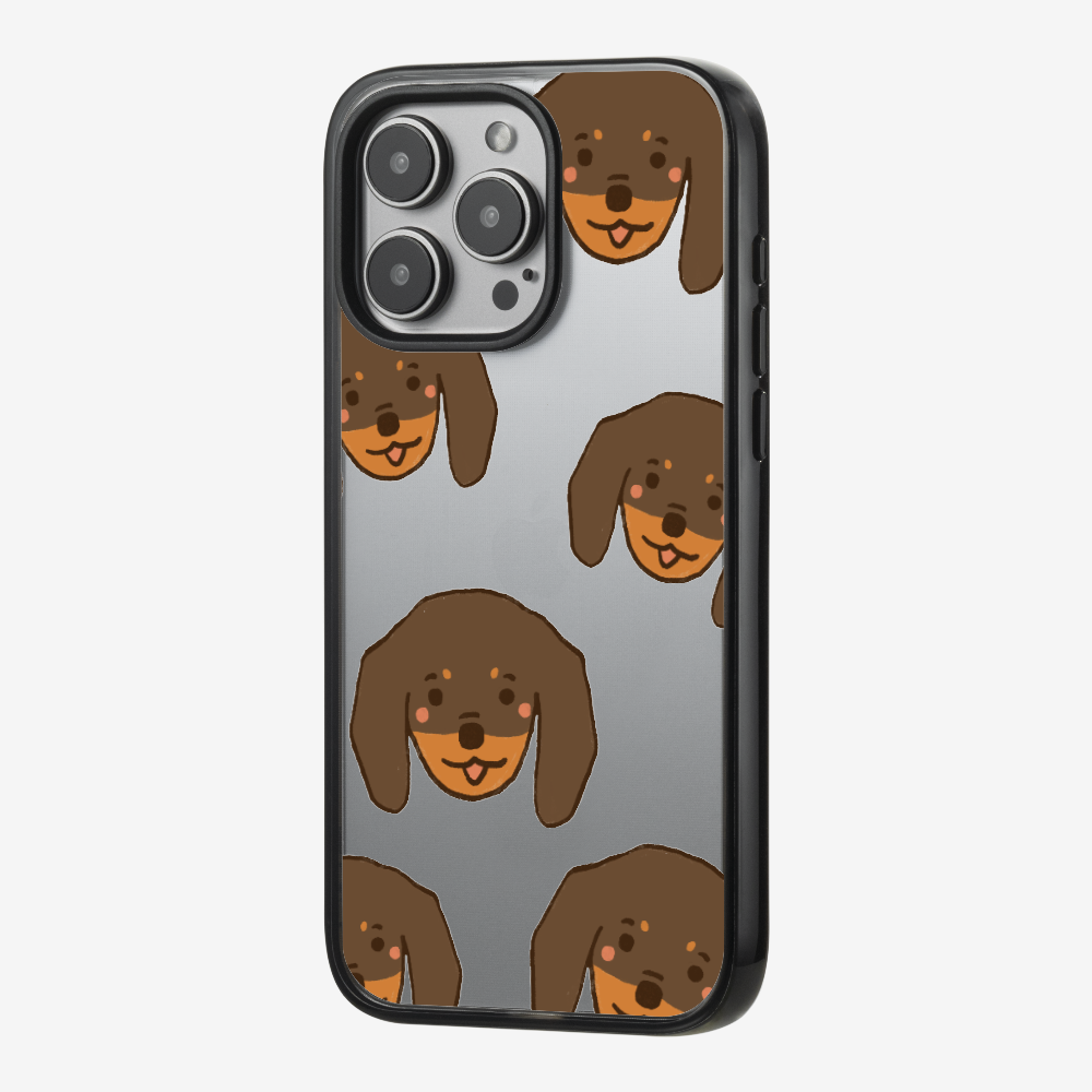 Brown Dachshund Wonderland Phone Case