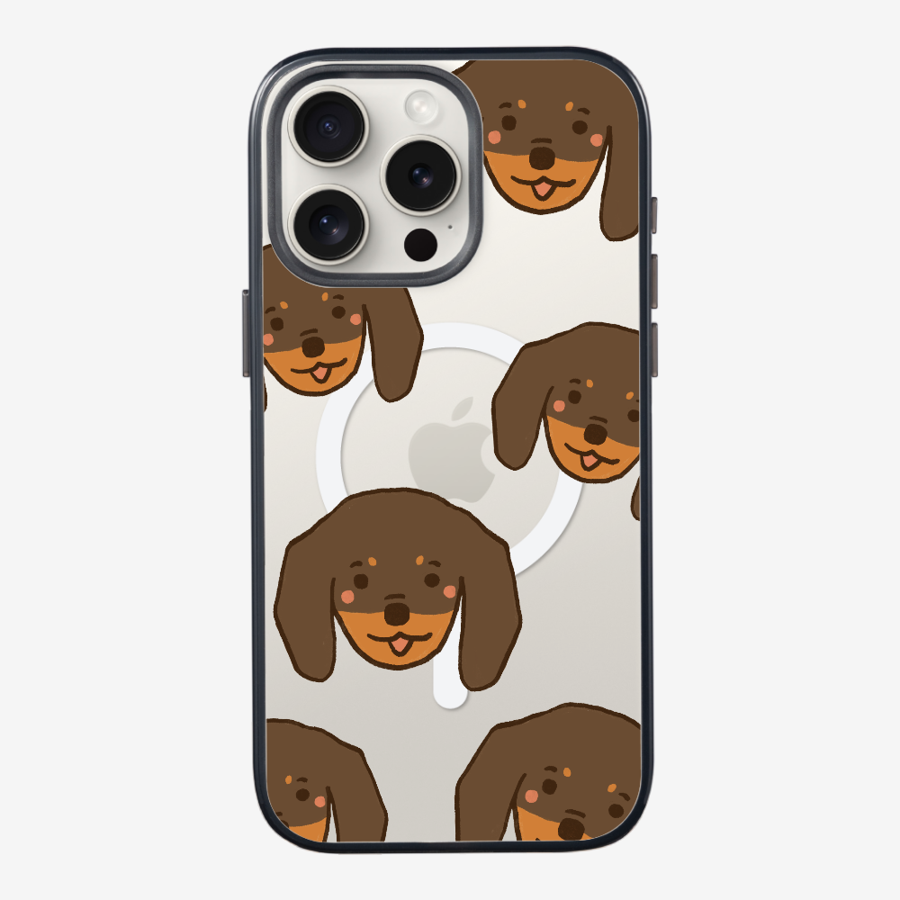 Brown Dachshund Wonderland Phone Case