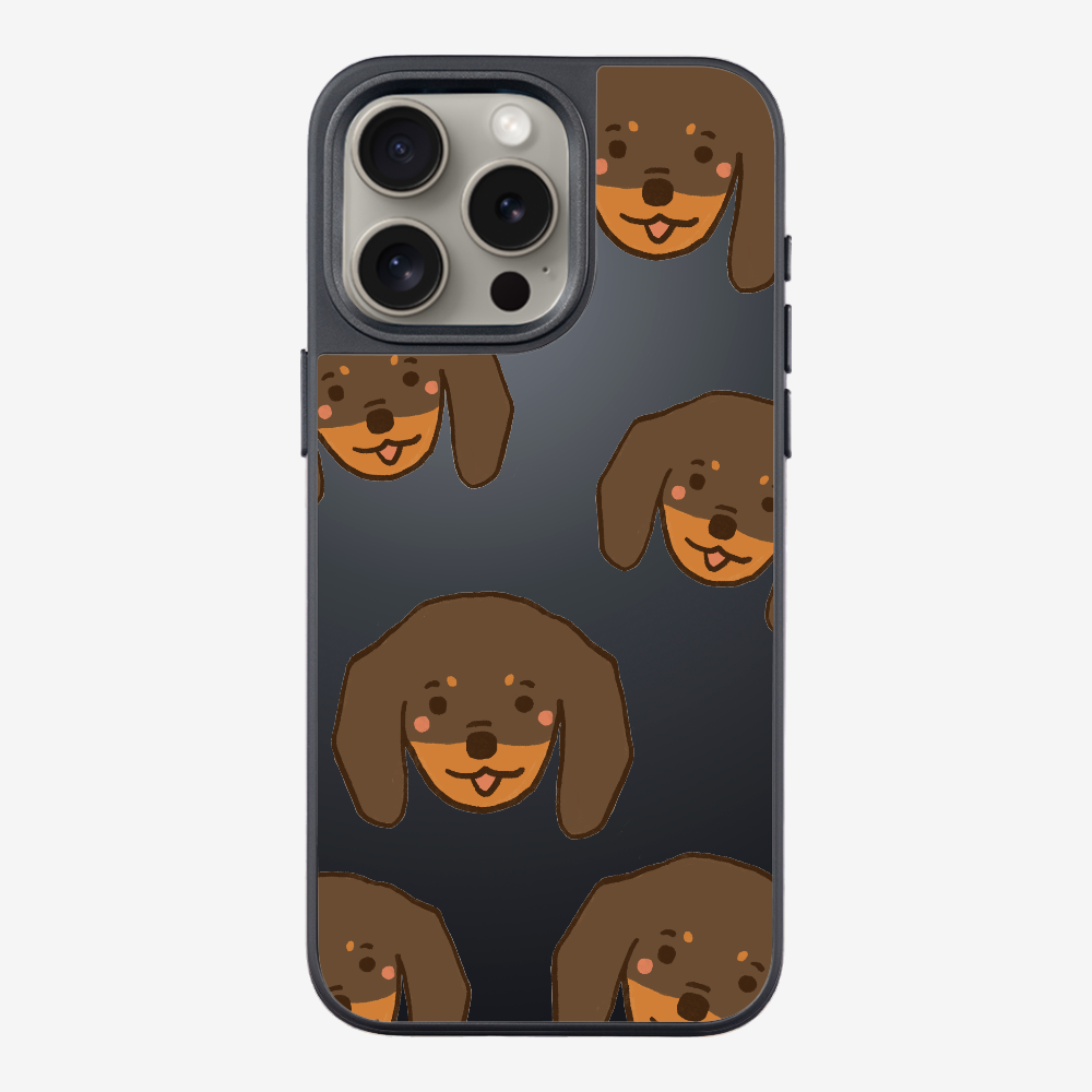 Brown Dachshund Wonderland Phone Case