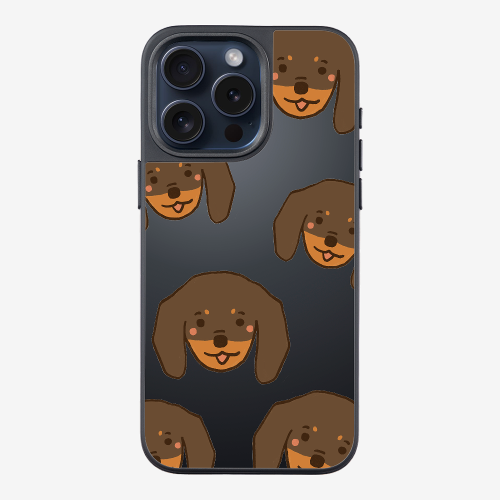 Brown Dachshund Wonderland Phone Case