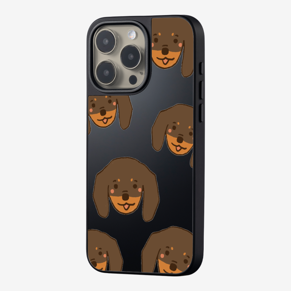 Brown Dachshund Wonderland Phone Case