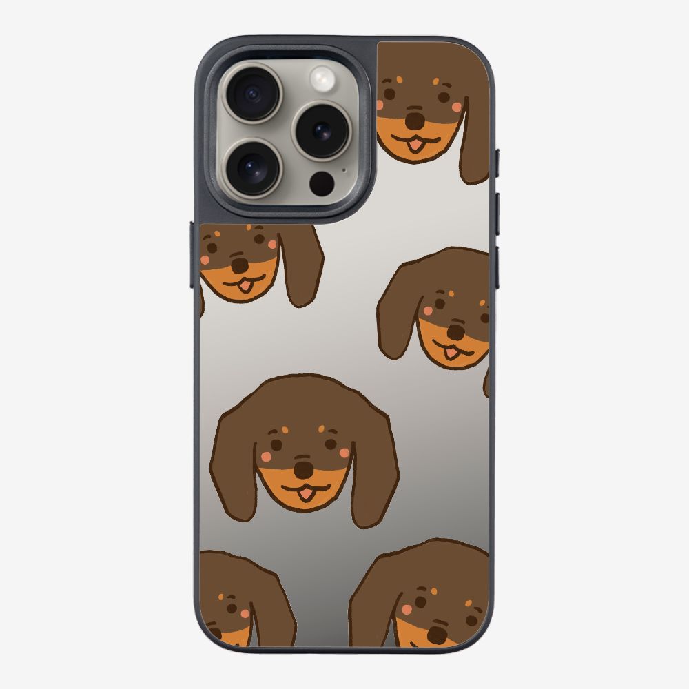 Brown Dachshund Wonderland Phone Case