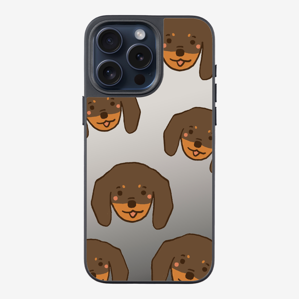 Brown Dachshund Wonderland Phone Case