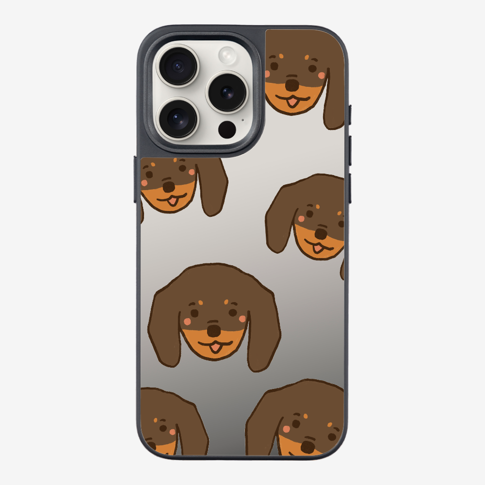 Brown Dachshund Wonderland Phone Case