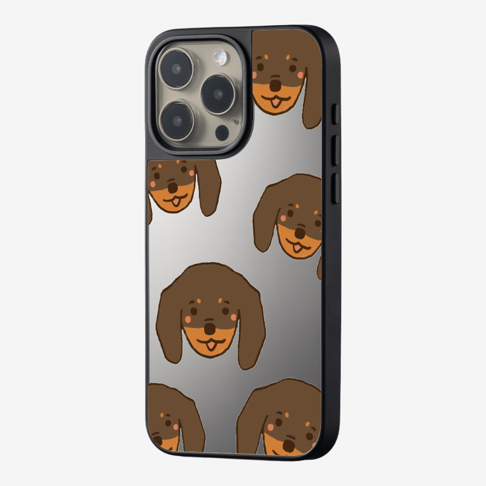 Brown Dachshund Wonderland Phone Case