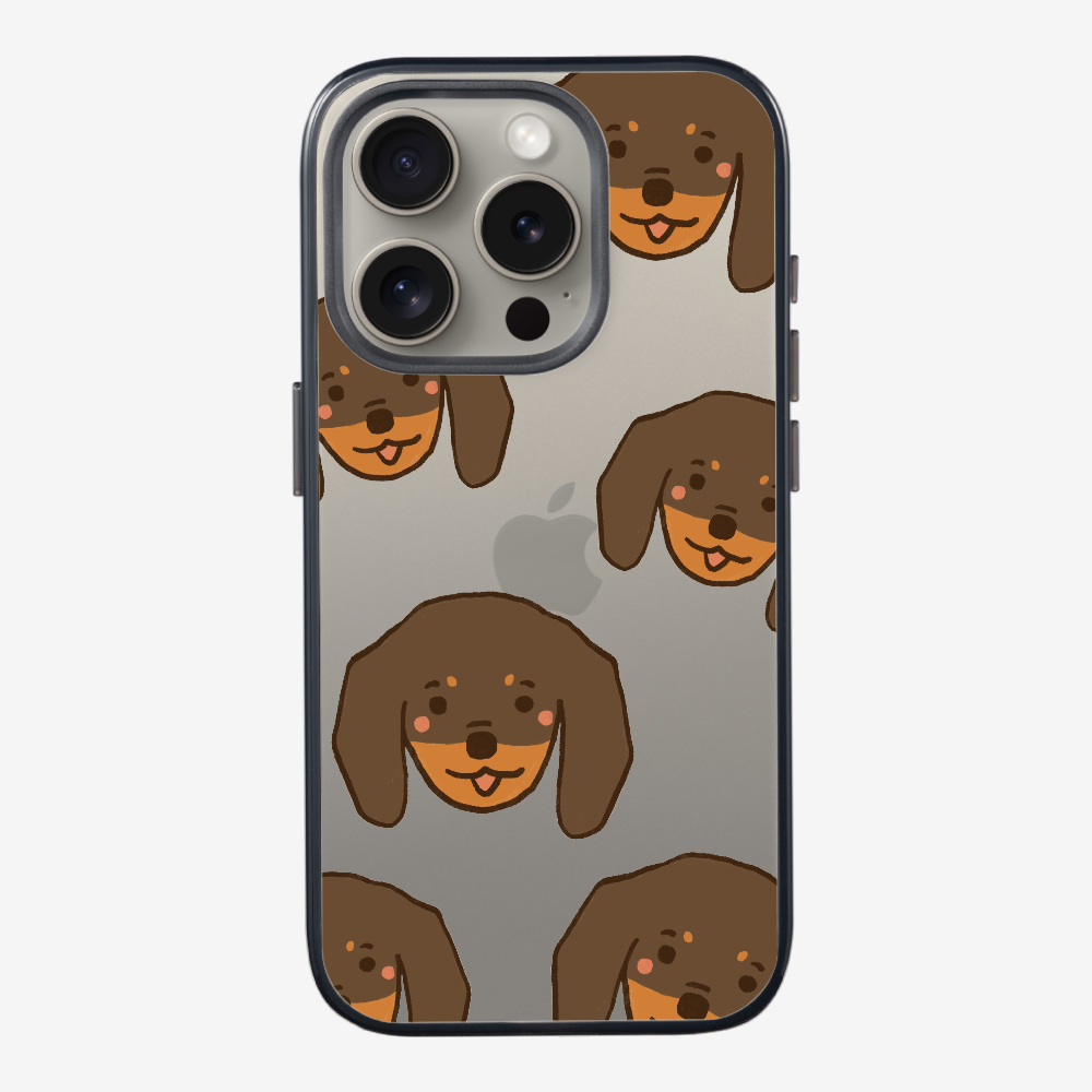 Brown Dachshund Wonderland Phone Case