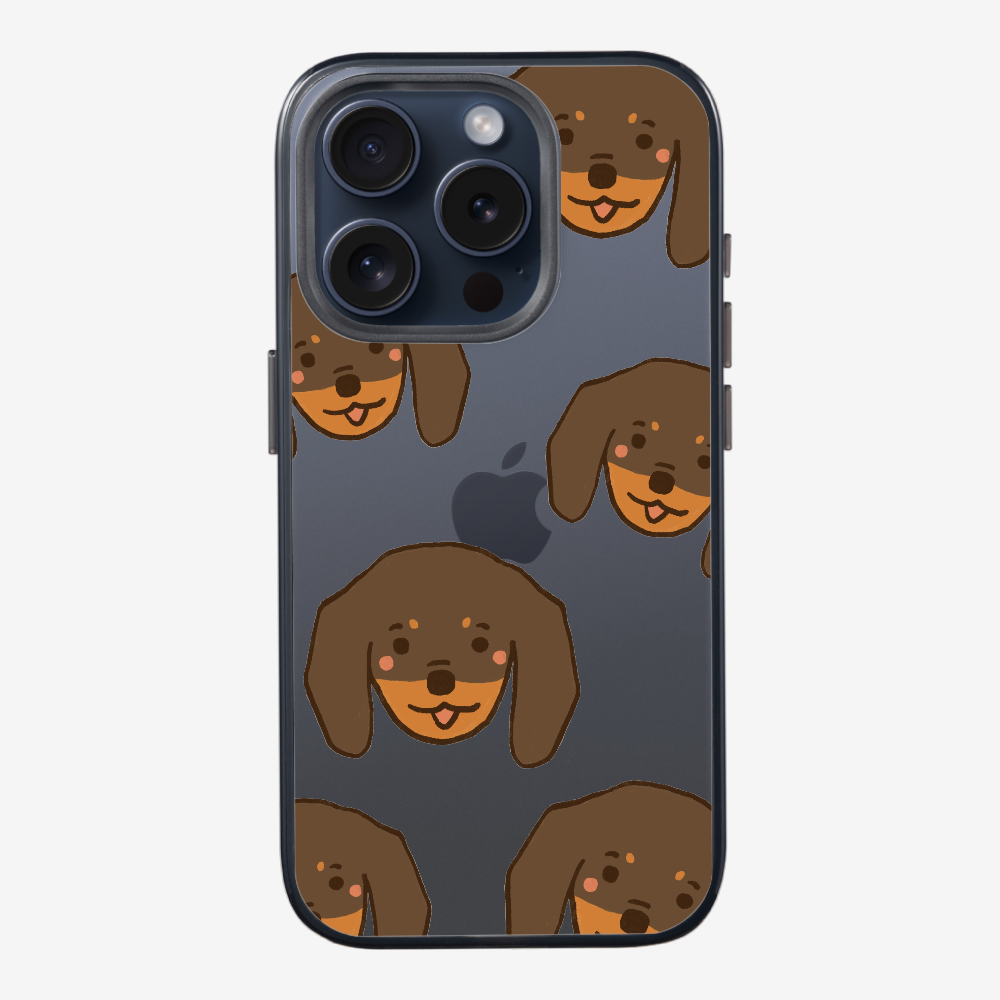 Brown Dachshund Wonderland Phone Case