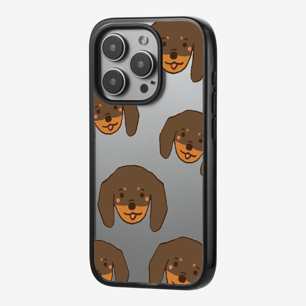 Brown Dachshund Wonderland Phone Case