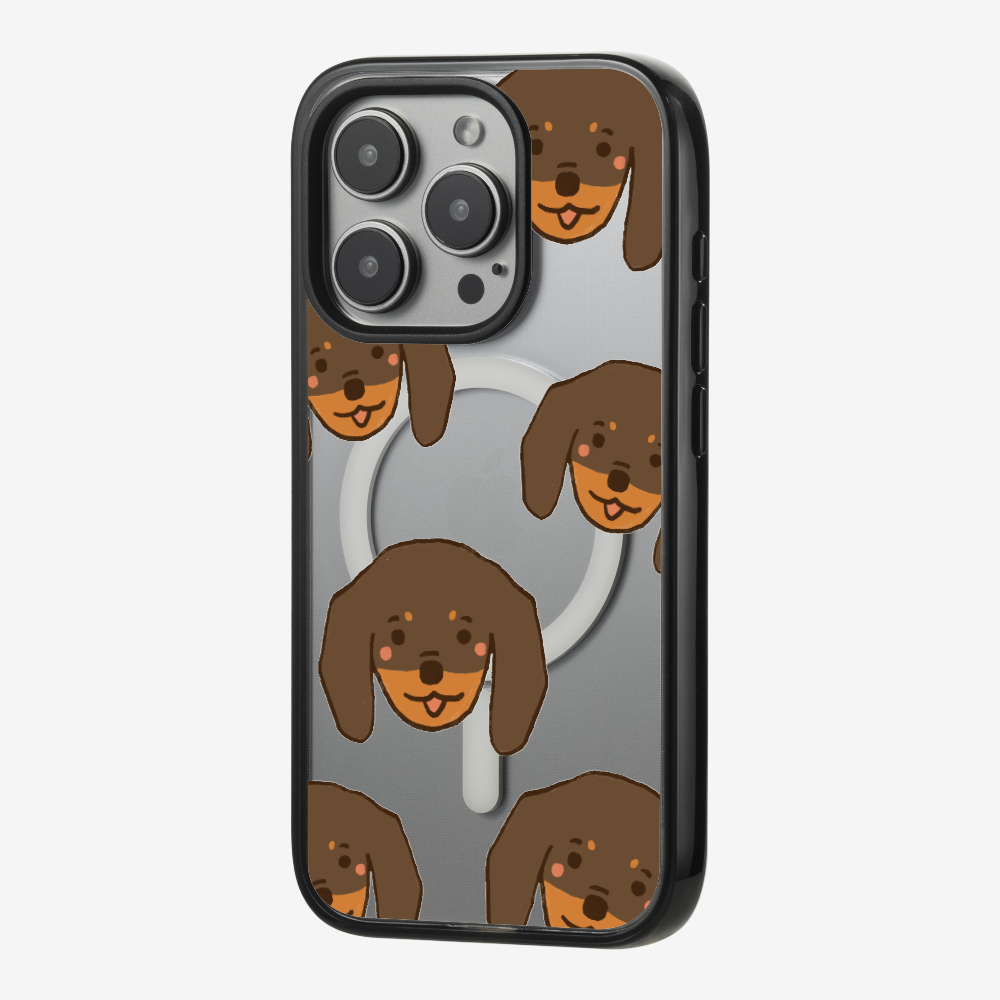 Brown Dachshund Wonderland Phone Case