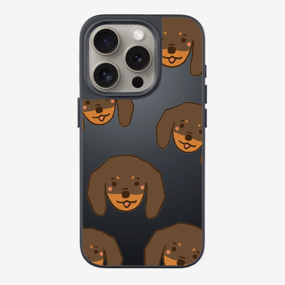 Brown Dachshund Wonderland Phone Case