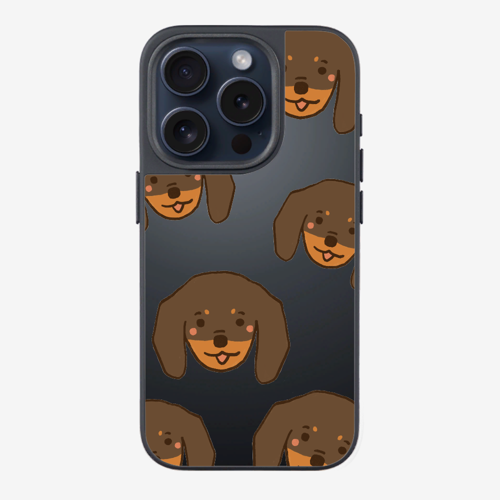 Brown Dachshund Wonderland Phone Case