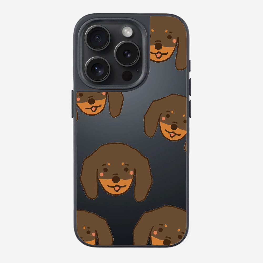 Brown Dachshund Wonderland Phone Case