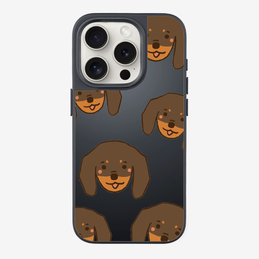 Brown Dachshund Wonderland Phone Case