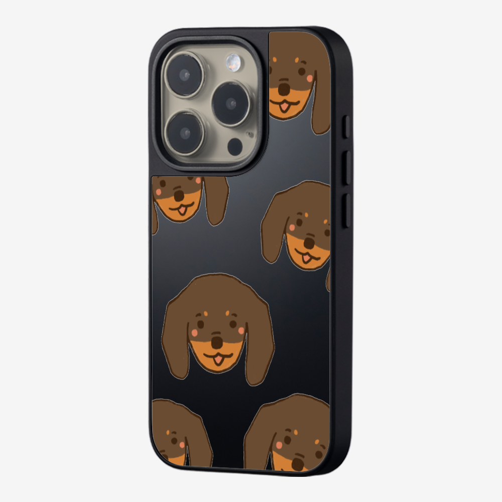 Brown Dachshund Wonderland Phone Case