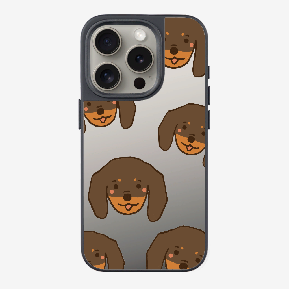 Brown Dachshund Wonderland Phone Case