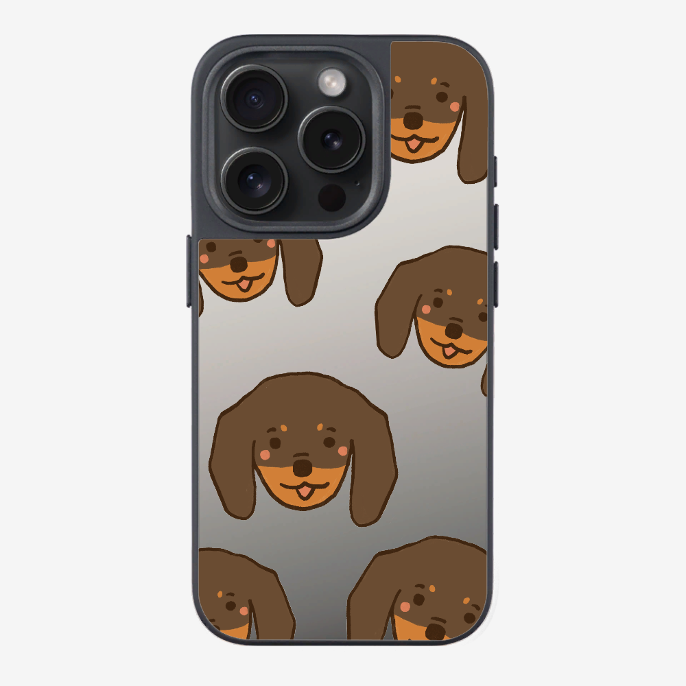 Brown Dachshund Wonderland Phone Case