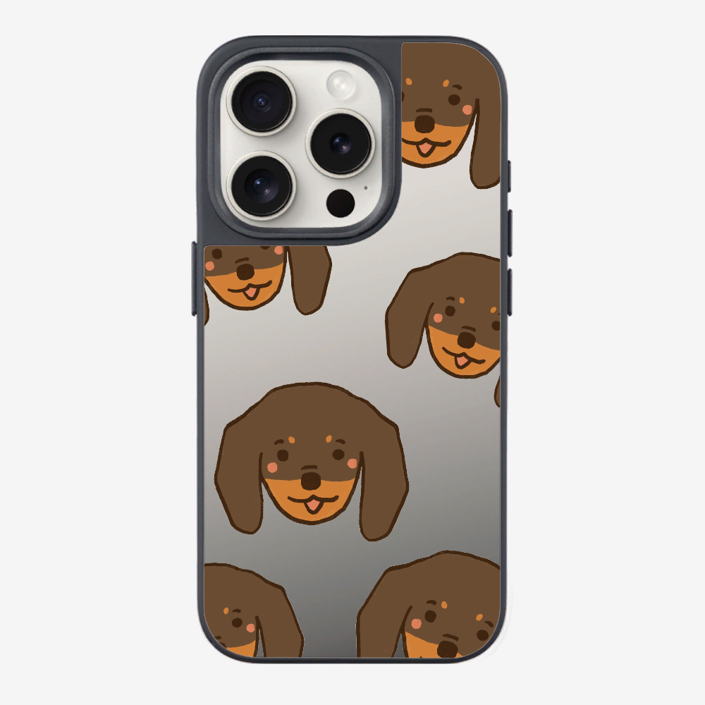 Brown Dachshund Wonderland Phone Case