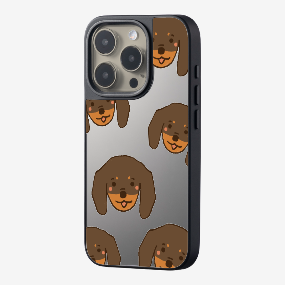 Brown Dachshund Wonderland Phone Case