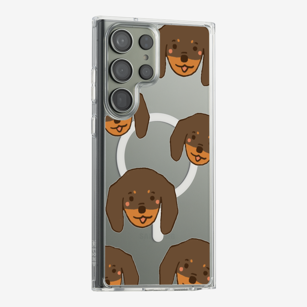 Brown Dachshund Wonderland Phone Case