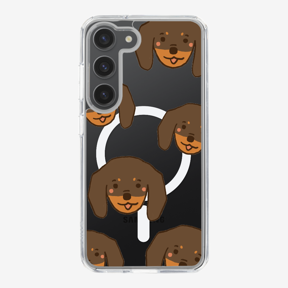 Brown Dachshund Wonderland Phone Case