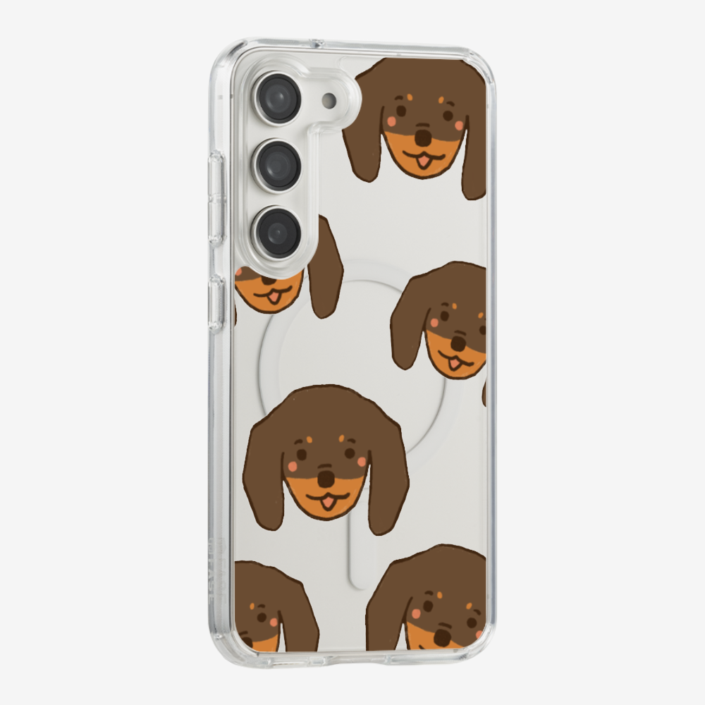 Brown Dachshund Wonderland Phone Case